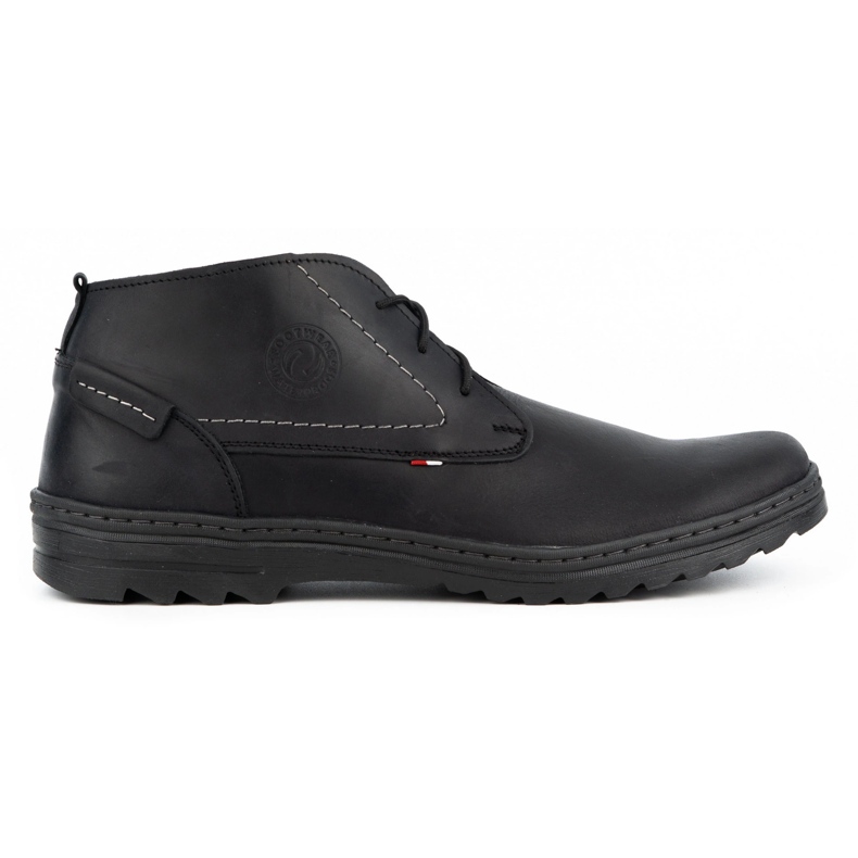 Olivier Sapatos casuais de homem em pele 234GT preto