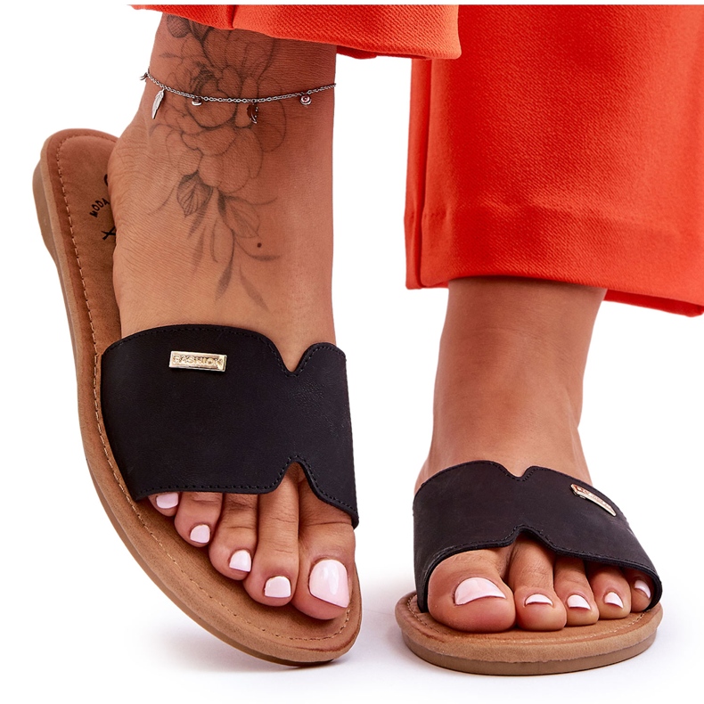 Salto Baixo Confortável Feminino Preto Coraline