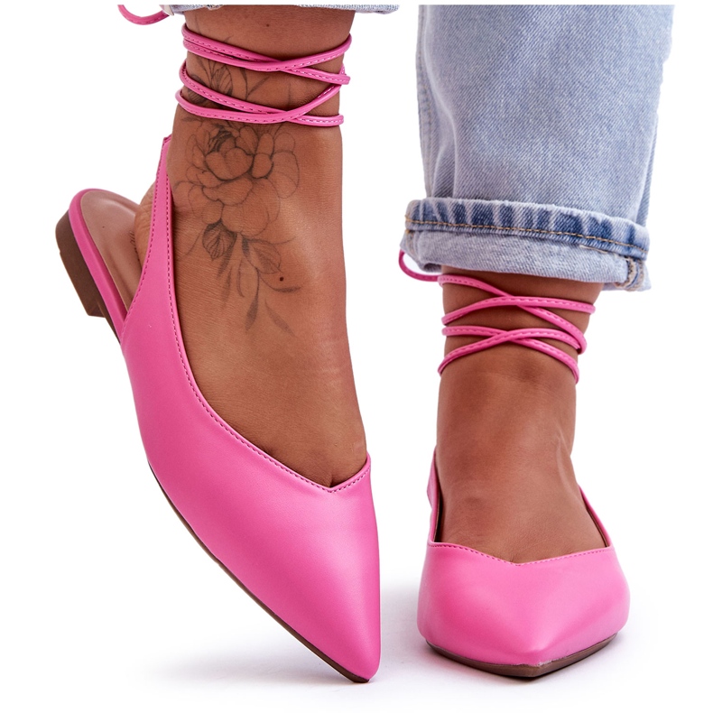 PG1 Bailarinas Femininas Amarradas Rosa Lilly Ann