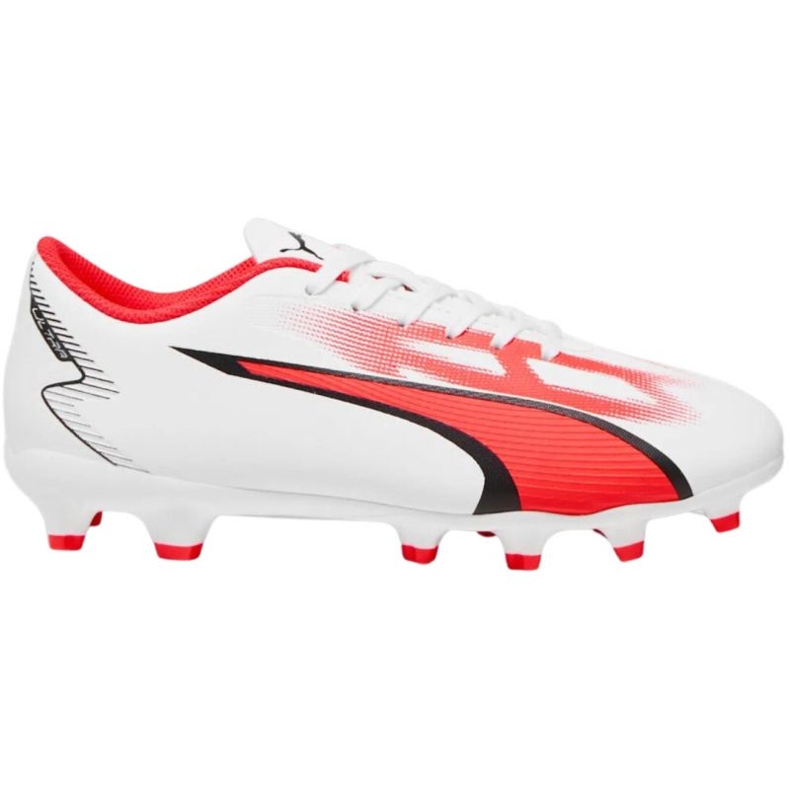 Chuteira Puma Ultra Play FG/AG Jr 107530 01 branco branco