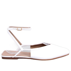 Sabrinas de salto aberto de Gianna White branco