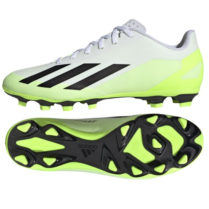 Chuteira Adidas X Crazyfast.4 FxG M HQ4535 branco branco