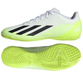 Chuteira Adidas X Crazyfast.4 In M IE1586 branco branco Chuteira Adidas X Crazyfast.4 In M IE1586 branco branco