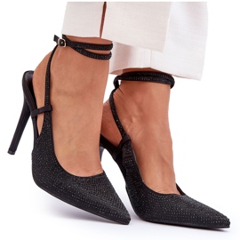 Alfinetes Clássicos Decorados Com Zircões Guda Preta preto Alfinetes Clássicos Decorados Com Zircões Guda Preta preto