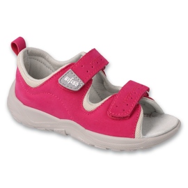 Calçado infantil Befado fúcsia/cinza 721P003 rosa