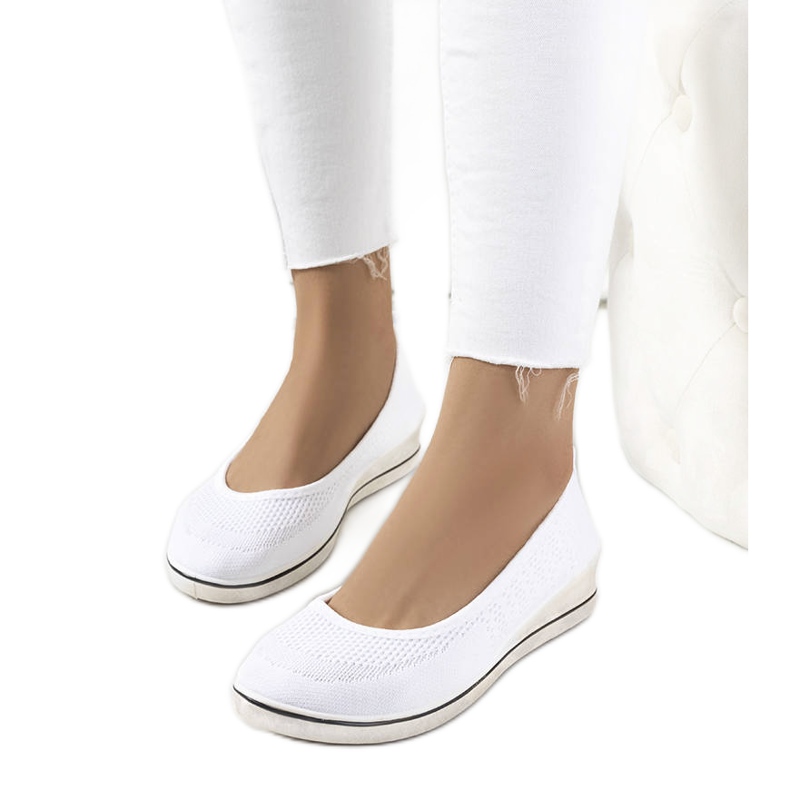 Tênis de salto branco Loane