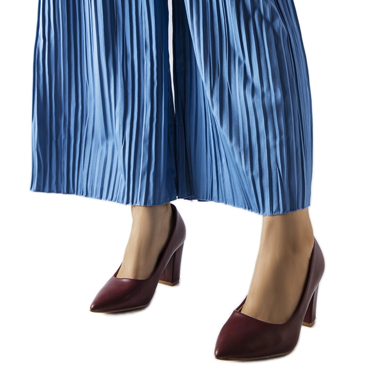 Inna Sapatos de salto marrons da Maurelle vermelho