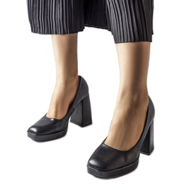 Sapatos de salto alto pretos Mailly Sapatos de salto alto pretos Mailly