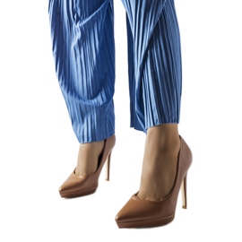 Salto clássico marrom Kristin castanho Salto clássico marrom Kristin castanho