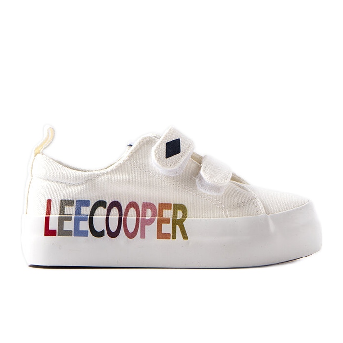 Tênis branco com velcro Lee Cooper Kids