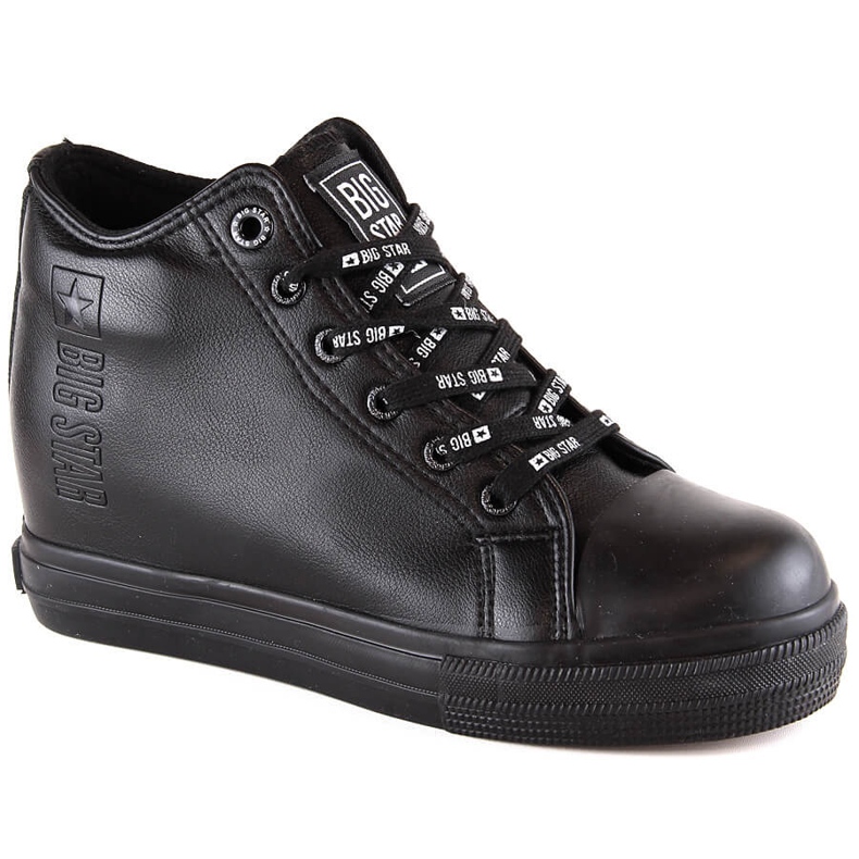 Ténis Wedge pretos de mulher Big Star EE274127