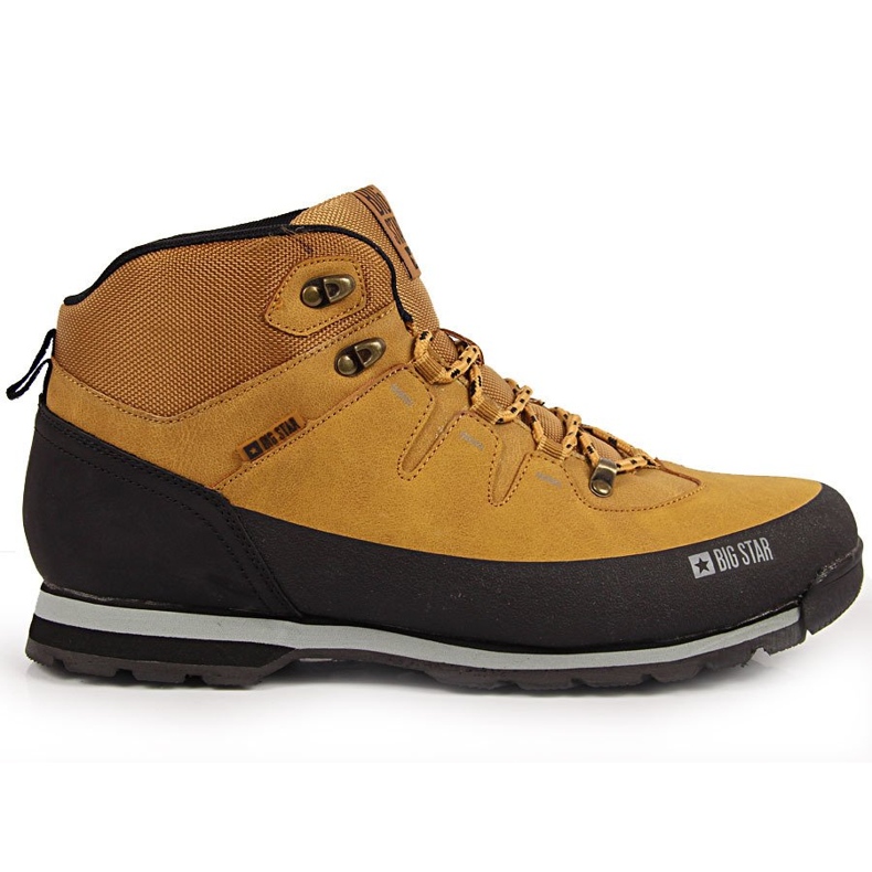 Botas isoladas de homem Camel Big Star EE174438 amarelo