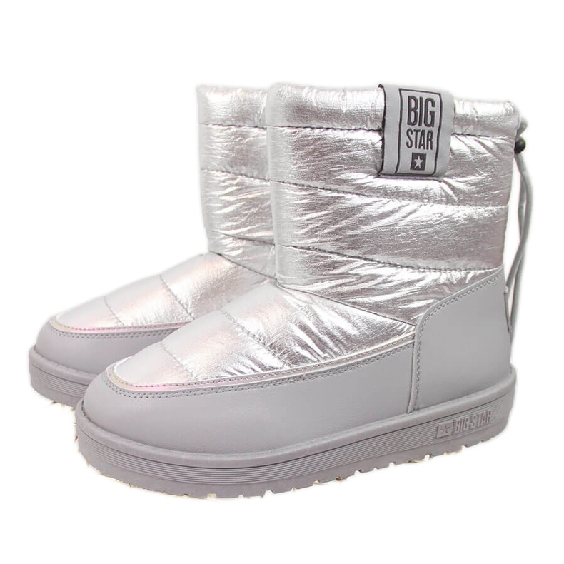 Botas de neve isoladas em prata para mulher Big Star II274118