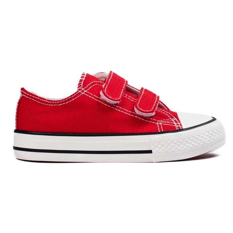 Tênis infantil Shelovet vermelho com velcro
