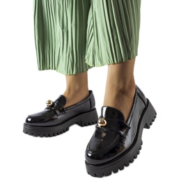 Sapato laqueado preto Stella