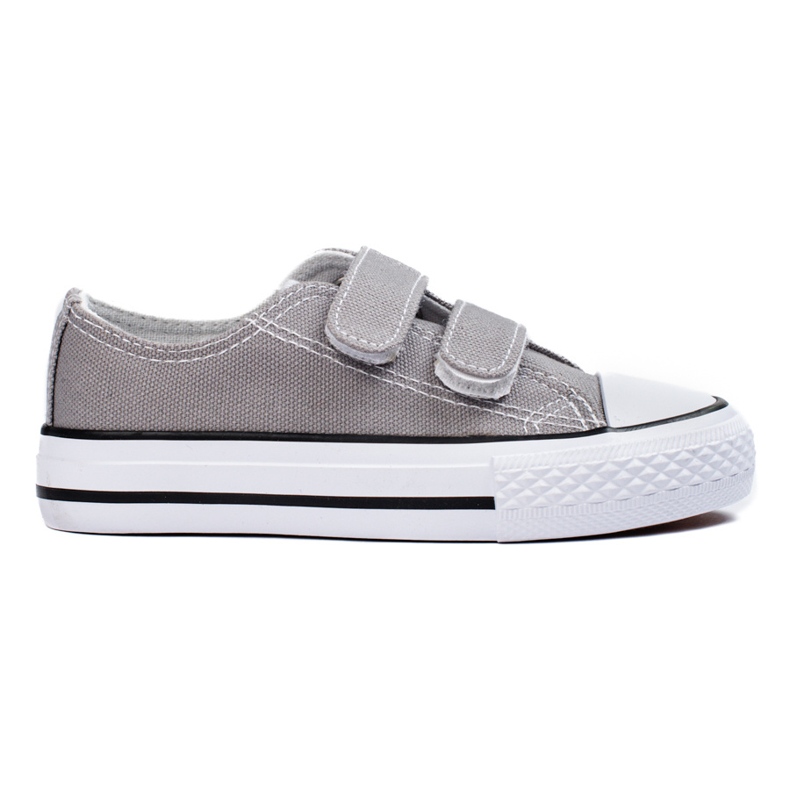 Ténis de criança Shelovet cinzento com velcro cinza