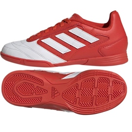 Tênis adidas Super Sala In Jr IE1552 multicolorido laranjas e vermelhos