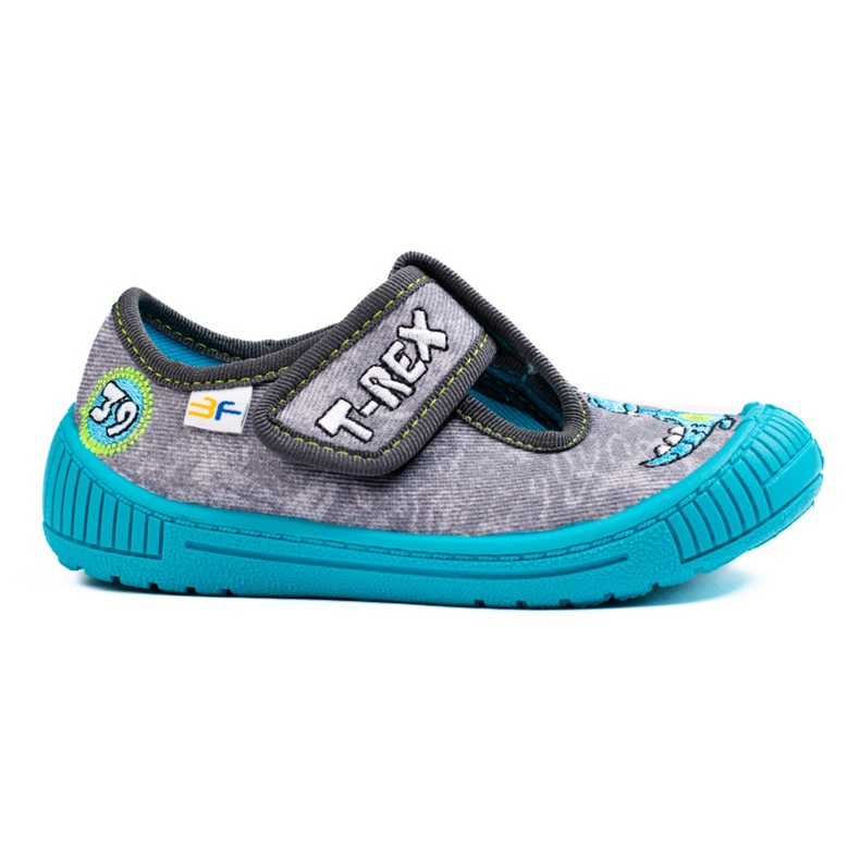 SHELOVET Chinelos cinza para jardim de infância para menino 3F