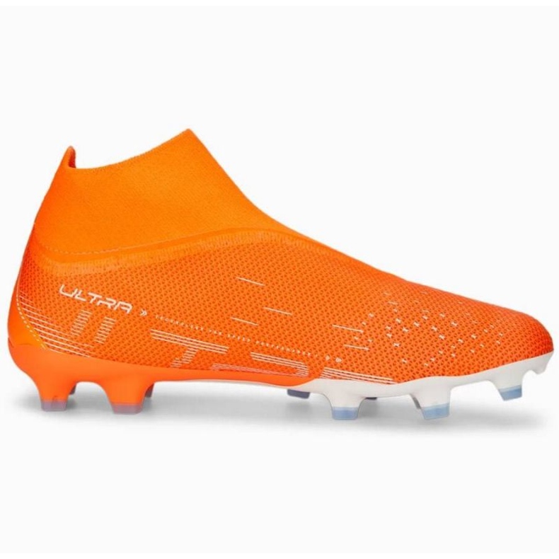 Chuteira Puma Ultra Match+ Ll FG/AG M 107243 01 laranja laranjas e tintos