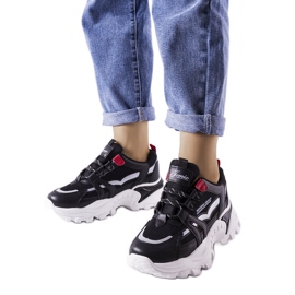 Tênis preto com detalhes neon Opal Tênis preto com detalhes neon Opal