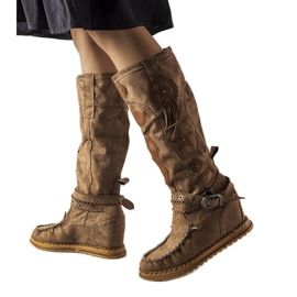 Inna Bota boho marrom escuro, Putignano castanho