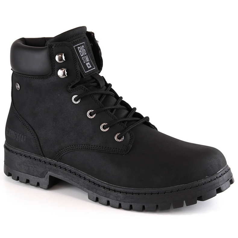 Botas altas de homem pretas Big Star KK174209 preto