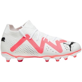 Chuteira Puma Future Match FG/AG Jr 107384 01 branco branco
