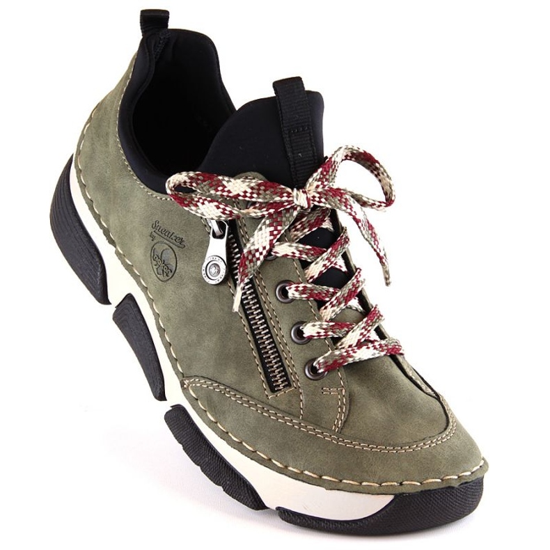 Confortáveis sapatos Rieker W RKR610 verde