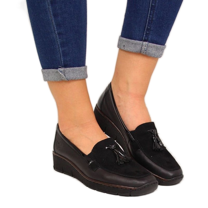 Rieker W RKR395 sapato de salto preto