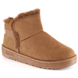 Botas de neve para mulher mukluki castanho Big Star KK274620