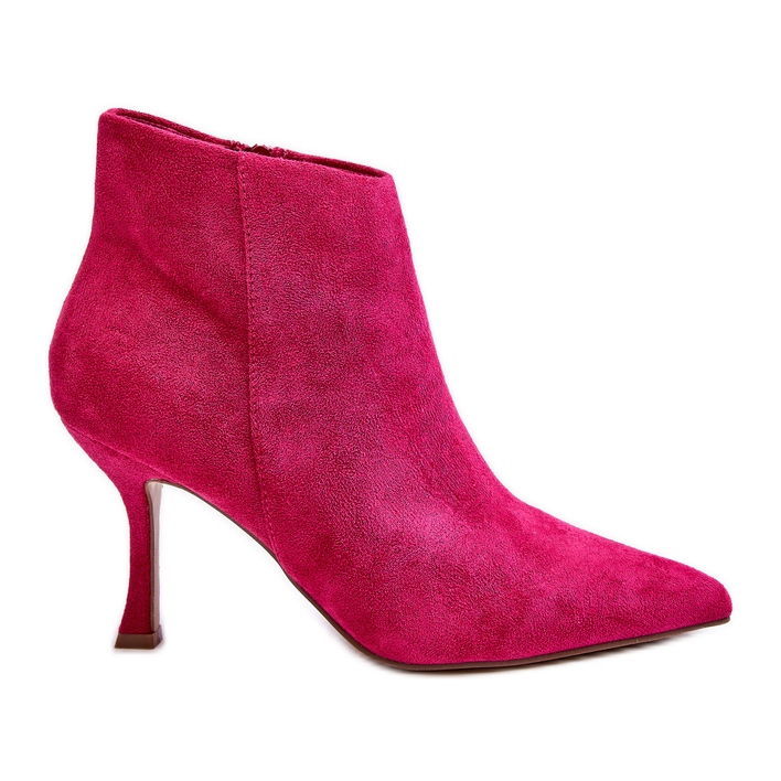 WS1 Botas de camurça fúcsia Merisa femininas de salto alto rosa WS1 Botas de camurça fúcsia Merisa femininas de salto alto rosa