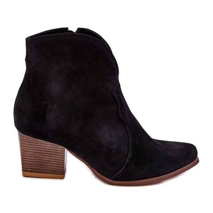 Lewski Shoes Botas de Cowboy de Camurça Leewski EV28 Preto