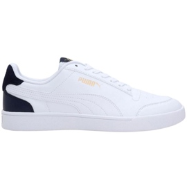 Puma Shuffle M 309668 05 sapatos masculinos branco