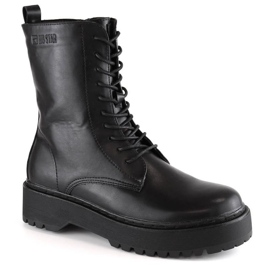 Botas na plataforma isoladas Big Star W INT1888 preto