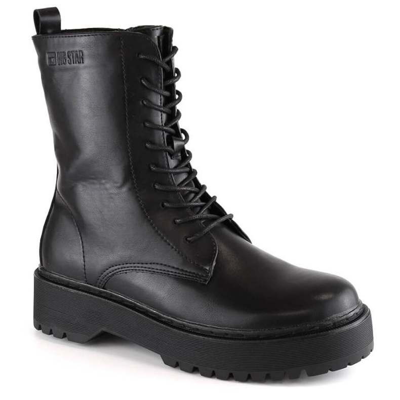 Botas na plataforma isoladas Big Star W INT1888 preto