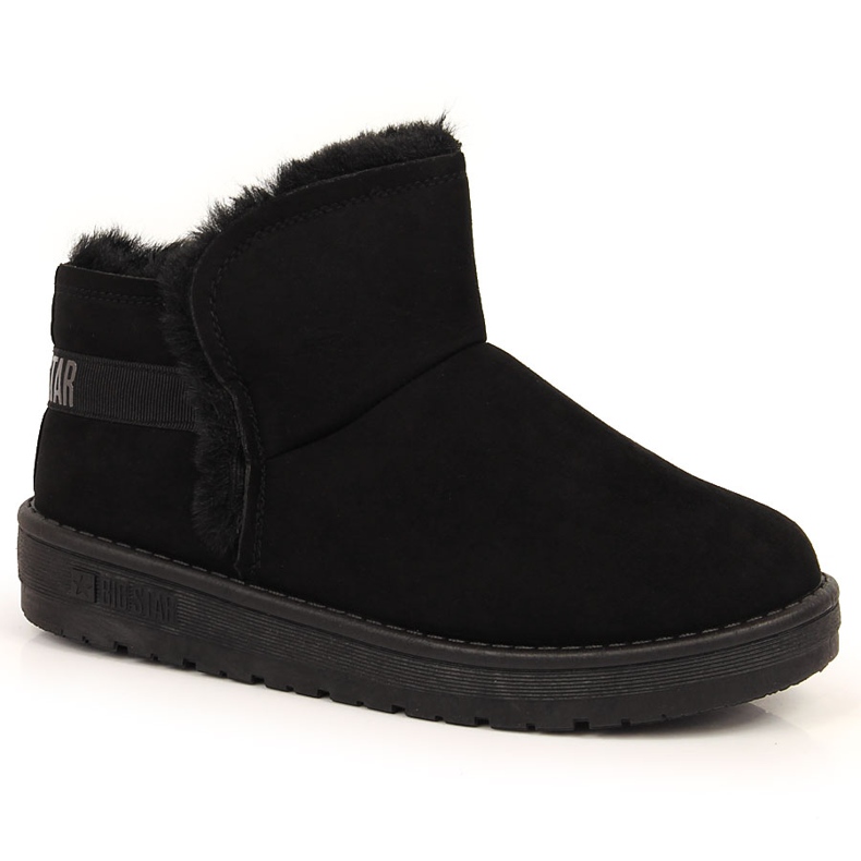 Botas de neve femininas mukluki preto Big Star KK274622