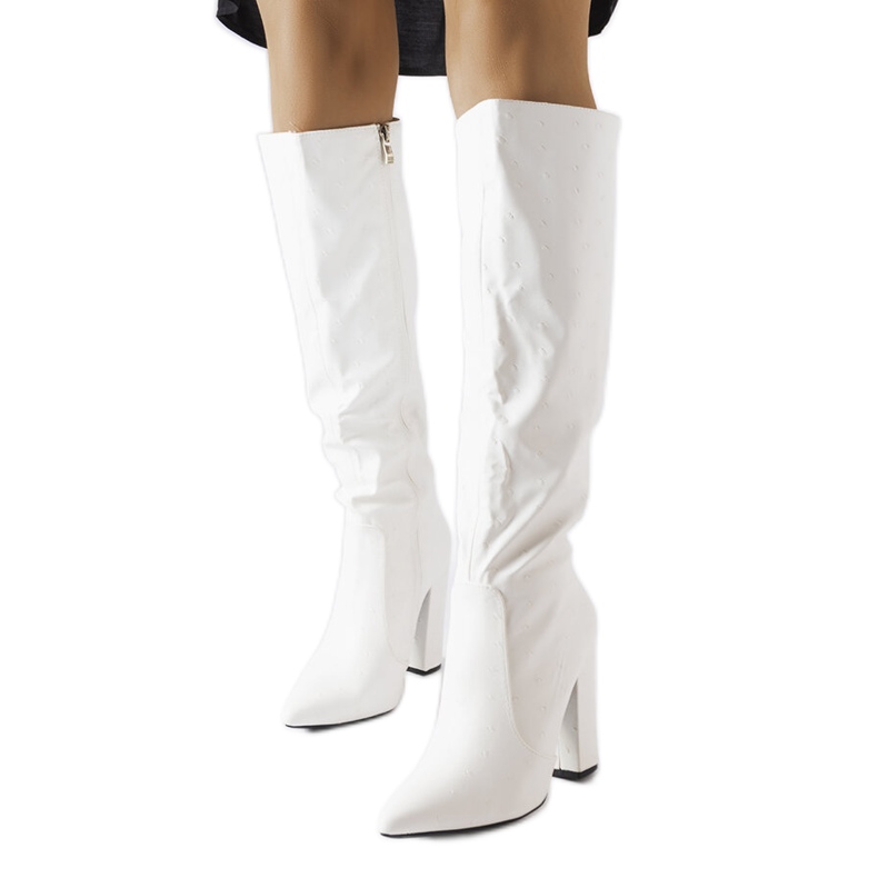 Botas brancas X8266 Brancas preto