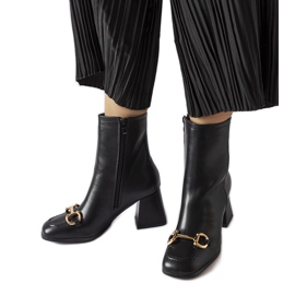 Botins pretos Castione