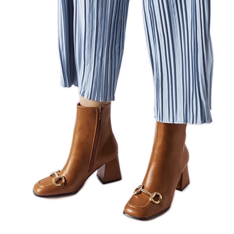 Ankle boot marrom Castione castanho Ankle boot marrom Castione castanho