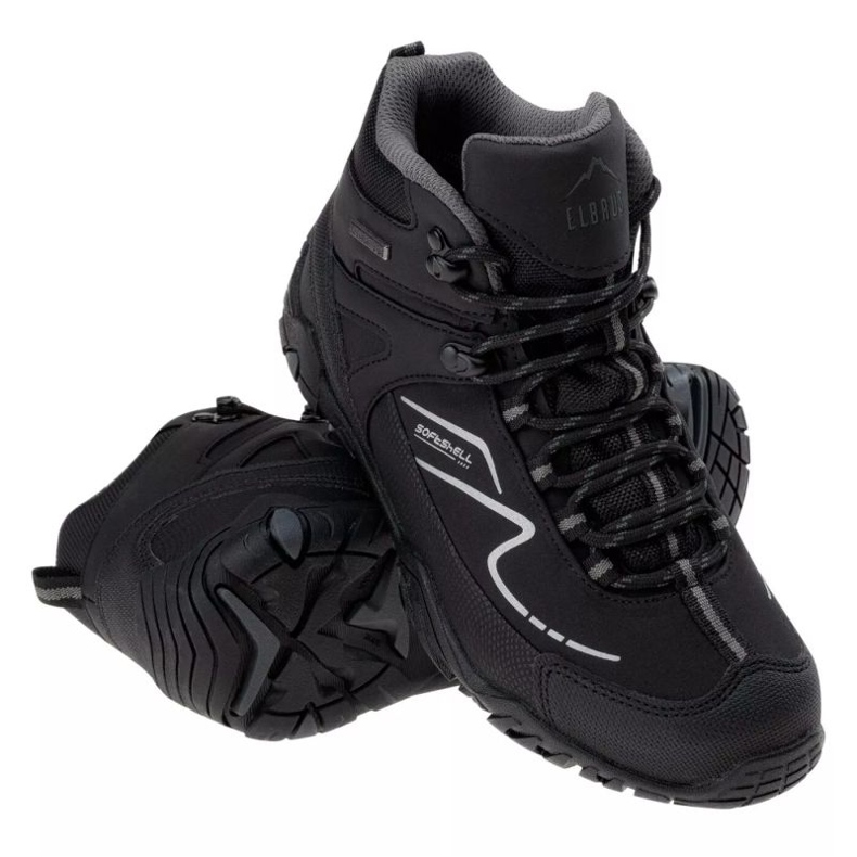 Sapatos adolescentes Elbrus Maash Mid Wp 92800377078 preto