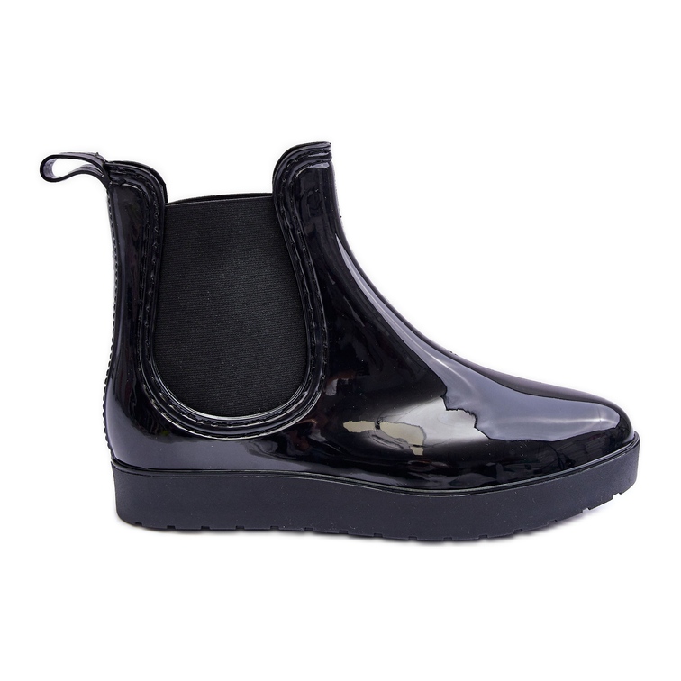 PS1 Botas de chuva femininas pretas Deila preto
