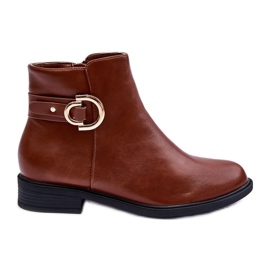 FD1 Botas Baixas Marrons Meronei marrom