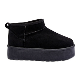 FD1 Botas de camurça para neve com plataforma Corcoran preta preto