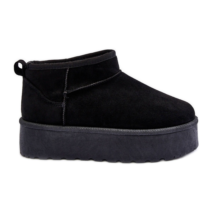 FD1 Botas de camurça para neve com plataforma Corcoran preta preto