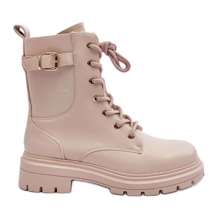 FD1 Botas Trabalhadoras Femininas Bege Chrezy FD1 Botas Trabalhadoras Femininas Bege Chrezy