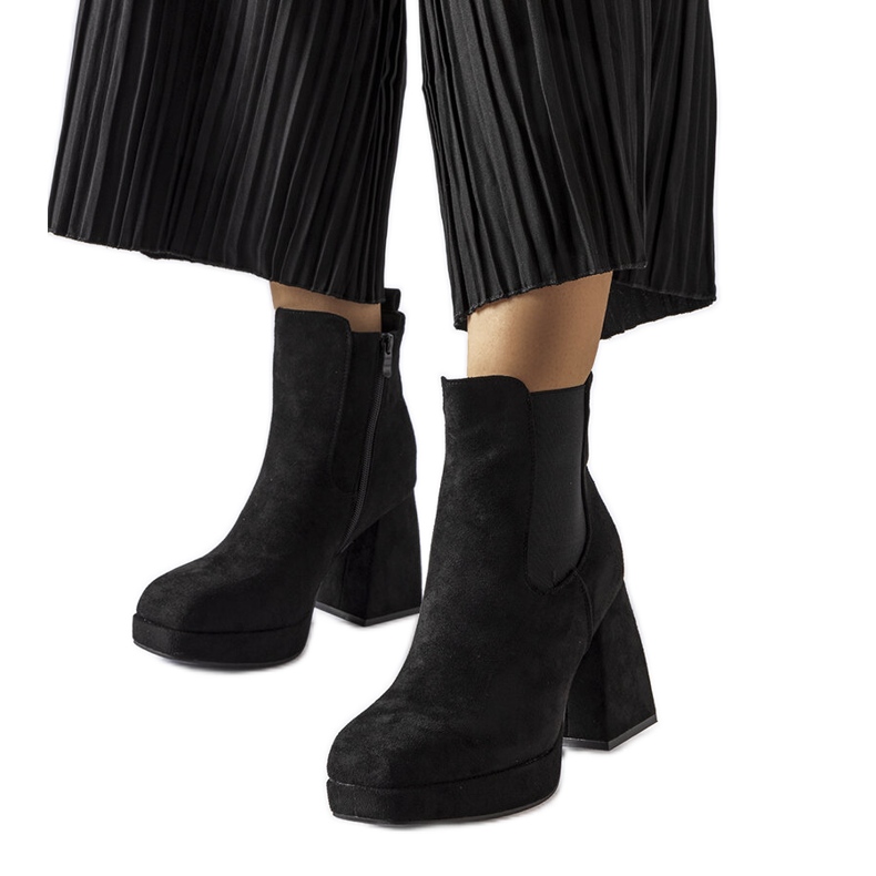 Botas de camurça ecológica pretas Province preto