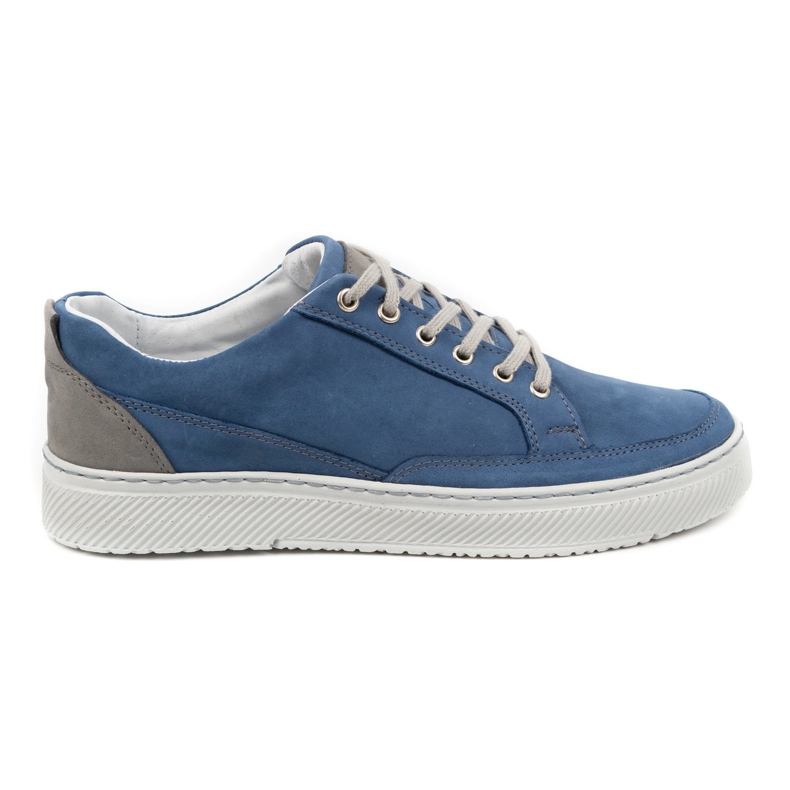 Olivier Sapatos Tênis Masculino Couro 950MA azul