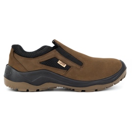 Fagum-Stomil Botas de trabalho de homem Techwork 1125 em pele castanhas marrom