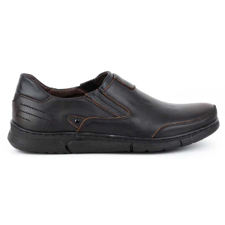 Polbut Mocassins masculinos J51 kabir preto