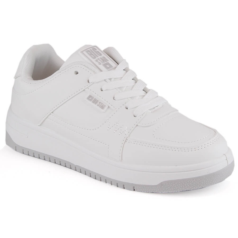 Sapatos esportivos tênis de cadarço branco Big Star MM274354